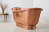 Shiny Copper Apron Bath