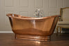 Shiny Copper Apron Bath