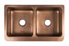 Double Copper Country Butler Sink