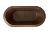 Copper Hammered Oval Bath