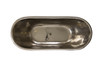 Plum Copper External Shiny Nickel Internal Copper Apron Bath