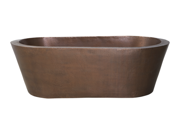 Copper Freestanding Oval Bath
