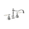 Three Hole Lever Taps English Spout - Porcelain
