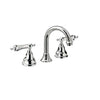 Three Hole Lever Taps Goose Spout - Metal Lever
