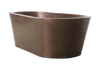 Copper Hammered Oval Bath