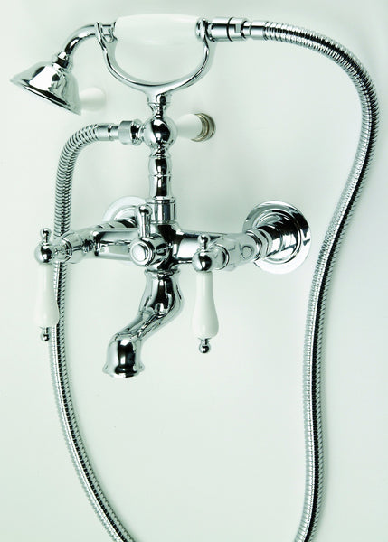 Bath Shower Mixer - Porcelain Handle