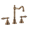 Three Hole Lever Taps English Spout - Porcelain