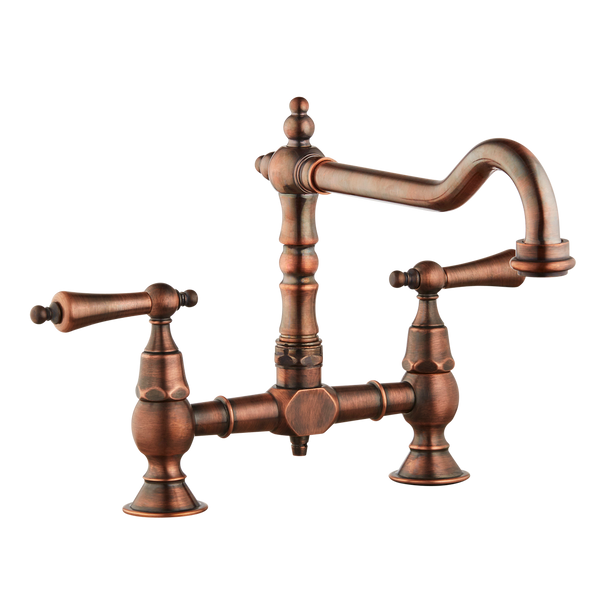 Brunel Bridge Sink Mixer - Cross Handle