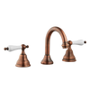 Three Hole Lever Taps Goose Spout - Porcelain Lever