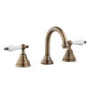 Three Hole Lever Taps Goose Spout - Porcelain Lever