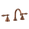 Three Hole Lever Taps Goose Spout - Cross Handle