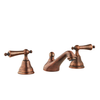 Three Hole Lever Taps - Low Level Spout - Cross Handle