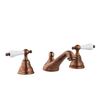 Three Hole Lever Taps - Low Level Spout - Cross Handle